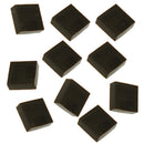 10pcs Solid Membrane Glue for Bamboo Flute Chinese Dizi Parts, 2 x 2 x 0.5cm