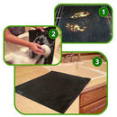 2X Outdoor BBQ Grill Mat Non-Stick Bake Grilling Mats Barbecue Pad Fiber Cloth