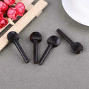 4pcs Violin Tuning Pegs Ebony Violin Peg Musical Instrument Violin Part Kit