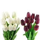 20 Stems of Tulip Artificial Flowers Bouquet, Perfect for Wedding, Bridal,