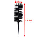 Tail Bone Shape Hair Styling Comb Barber Salon Style Haircut Comb Dyeing Too OZ