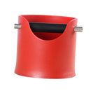 Knock Box Coffee Machine Espresso Recycle with Rubber Bar Container Red