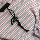 6ft Surfboard Shortboard Striped Terry Cloth Sock Surf Board Cover Red Gray
