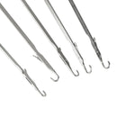 5Pcs Crochet Latch Hook Weaving Needle for Wig Micro Braids Hair Extension