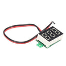 Mini DC 3-30V Blue LED Panel Voltage Meter 3-Digital Self-Powered Voltmeter