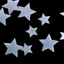 Moon and Stars Wall Stickers - 30cm Largest Moon with 66 Pcs Different Size I8T1