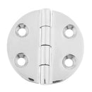64mm Flush Round Hinges 316 Stainless Steel Polished for Boat Marine Door