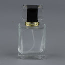2pcs Empty Glass Perfume Bottles Aftershave Spray Containers 50ml