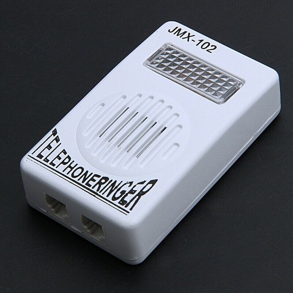 RJ11 Adapter Louder Telephone Ring Flash Amplifier Ringer for Landline Tele E5G5