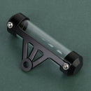 Black Waterproof Motorcycle Motorbike Tube Tax Disc Cylindrical Holder +Scre
