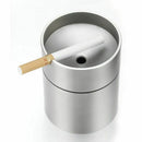 Stainless Steel Car Ashtray Smokeless Car Cigarette Ash Holder