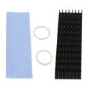 2 Pack PCIe M.2 SSD 2280 Heatsinks Cooler DIY Laptop PC Memory Cooling Fin +
