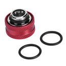G1/4 Thread Rigid Tube 14mm Hard Tube Extender for PC Water Cooling(Red) A