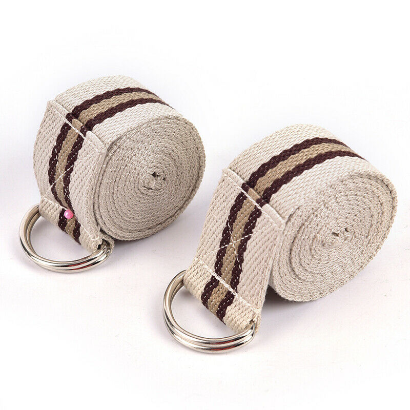 1pc Yoga Stretch Strap Belt Fitness Gym Rope Resistance Fitness Bands Yoga Be_