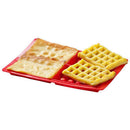 Waffles Cake Chocolate Pan Silicone Mold Microwave Baking DIY Mould Tray Tool