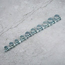 60x Galvanized Mini Hose Clip Fuel Line Pipe Tube Clamp Car Accessories