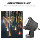 10W Underwater LED Fountain Light Remote Control RGB Waterproof Pool Garden