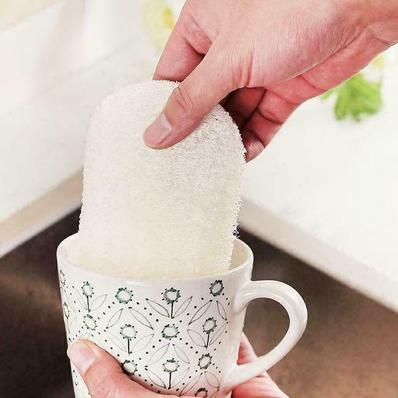 Natural Loofah Luffa Loofa Superfine Fiber Brush For Kitchen Cleaning Brush K1A3