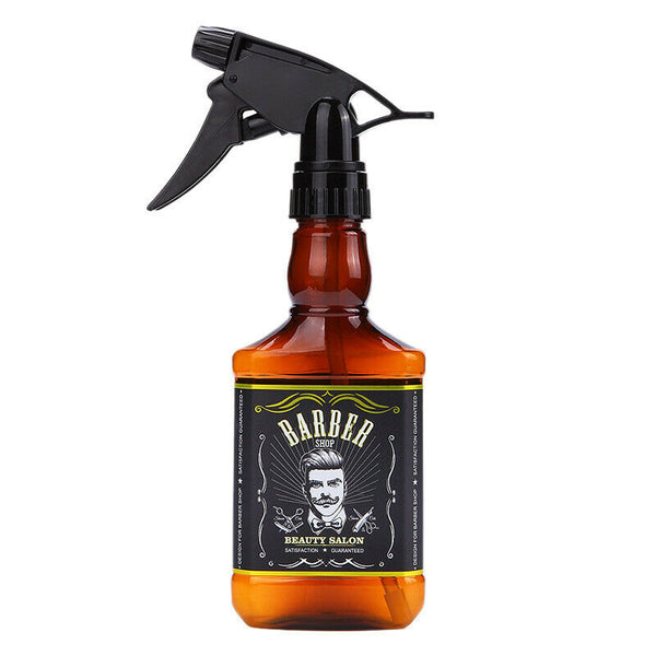 Hairstyling Spray Bottle,Plastic Whisky Squirt Bottle Empty Refillable Spra W3U4