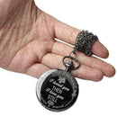 Men Anniversary Birthday Gift Pocket Watch Necklace Husband Gift from Wife T2D7