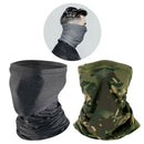2pcs Cycling Face Guard Balaclava Headscarf Unisex Biker Neck Warmer Bandana