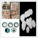 200pcs Hexagon Paper Piecing Templates Quilting Tool for Sewing Paper Crafts