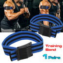2x Fitness Gym Arm Muscle Strap Blood Flow Restriction Occlusion Traing Belt