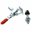 2pcs 102B 180Kg 397 Lbs U Shape Bar Red Handgrip Vertical Toggle Clamp