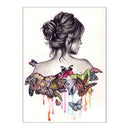 Butterfly Beauty Girl 5D Diamond DIY Painting Cross Stitch Home Decor