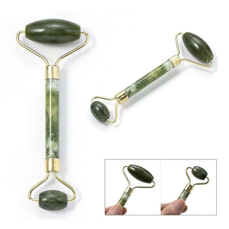 Natural Quartz Facial Jade Stone Roller Body Face Massager Beauty Massage Tool.
