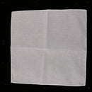 10Pcs Washable Solid Cotton Women Men's Handkerchiefs Pocket Square Hanky