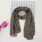 Women Fashion Leopard Printed Scarf Autumn Chiffon Long Shawls Scarves