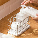 Smooth Kitchen Bathroom Drain Rack Toothpaste Home Stainless Steel Space Saving