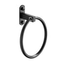 Aluminum Alloy Round Wall Hanging Towel Ring Bathroom Clothes Rack Holder