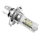 1 PCS H4 White 80W 16-SMD LED Bulbs Car Fog DRL Driving Light Headlight