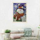 5D Full Drill Snowman DIY Diamond Painting Cross Stitch Art Home Christmas- R4M1