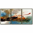 Abstract Ink Paint Un-framed Canvas Print Painting Pictures Home Decor Wa TSD