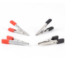 10pcs crocodile clips plastic handle testing metal alligator clips clamps  Z