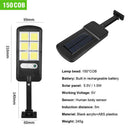Outdoor Solar Sensor Wall Light Waterproof Garden Street Lamp (B 150 COB) A