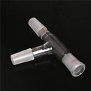 24/40 Three way Glass adapter 75degree Distillation Head Chemistry LabwareToolME