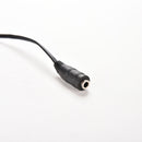 3.5mm Female to 2 Dual Male Jack Plug Audio Stereo Headset Mic Splitter CablesLJ