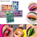 60 COLORS BEAUTY GLAZED Glitter Eyeshadow Palette Pigment Shimmer Metalic F4E0