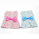 Pet Dog Cat Floral Dress Skirt Puppy Costume Apparel Clothes Party Pink M
