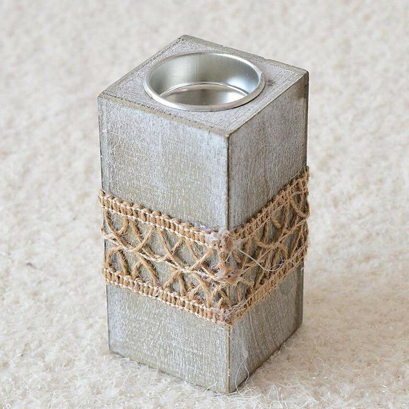 Tea light Holder Wooden Tealight Candles Stand Chic Gift Table Centerpieces