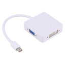 3 in1 Thunderbolt DP Display port to HDMI DVI VGA Adapter Cable for MacBook  Z