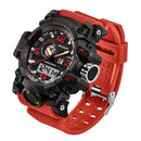 Sanda Casual Men'S Watch Digital New Electronic Sports Watch Waterproof Mal O6W1