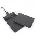 Hard Drive USB3.0 SATA External 2.5" HDD SSD Enclosure Box Transparent Case %o