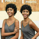 New Natural Short Lace Front Curly Wavy Synthetic Hair For Blac Gift Full W P0D6