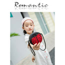 Ladybug Cute Children'S Shoulder Bag Personality Wild Purse Mini Accessorie U4V8