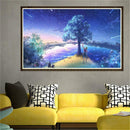 5D DIY Full Drill Meteor Boy Diamond Painting Embroidery Cross Stitch Decor